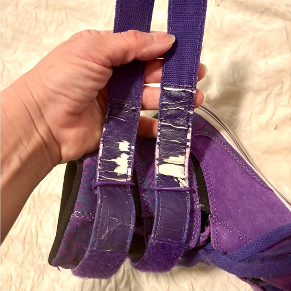 Supra TK Society High Tops Hi-Tops Purple Skate Shoes Vintage 7.5 38.5 - Picture 4 of 6